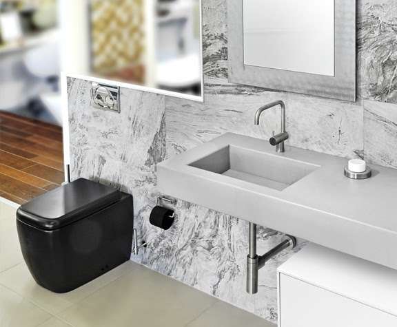 Black is looking like it will become very strong to add an accent to white. I won’t be surprised if we see more black vanities come into bathroom design.
