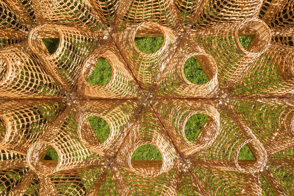 Wicker Mesh Pavilion