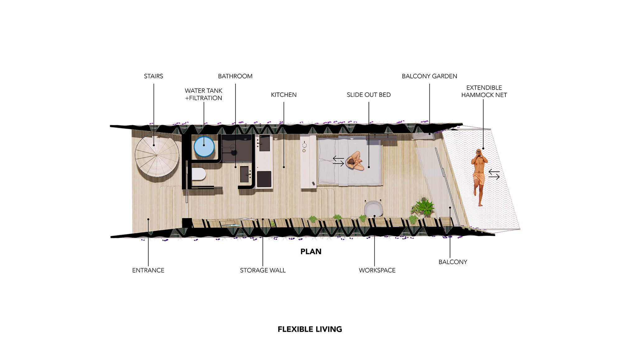 3D Printed Bio Based Micro Home