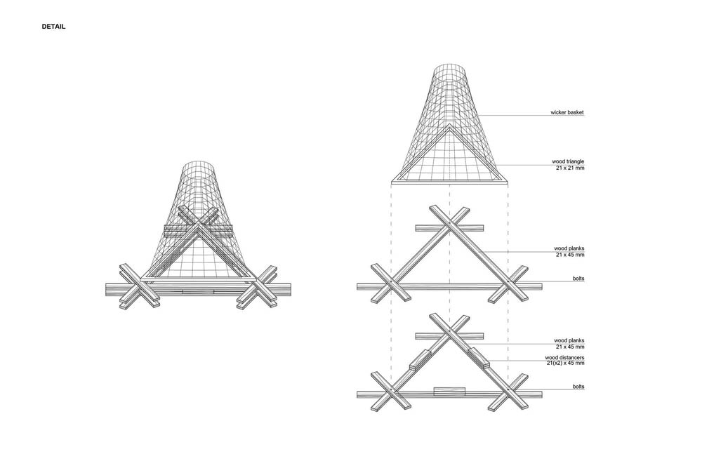 Wicker Mesh Pavilion