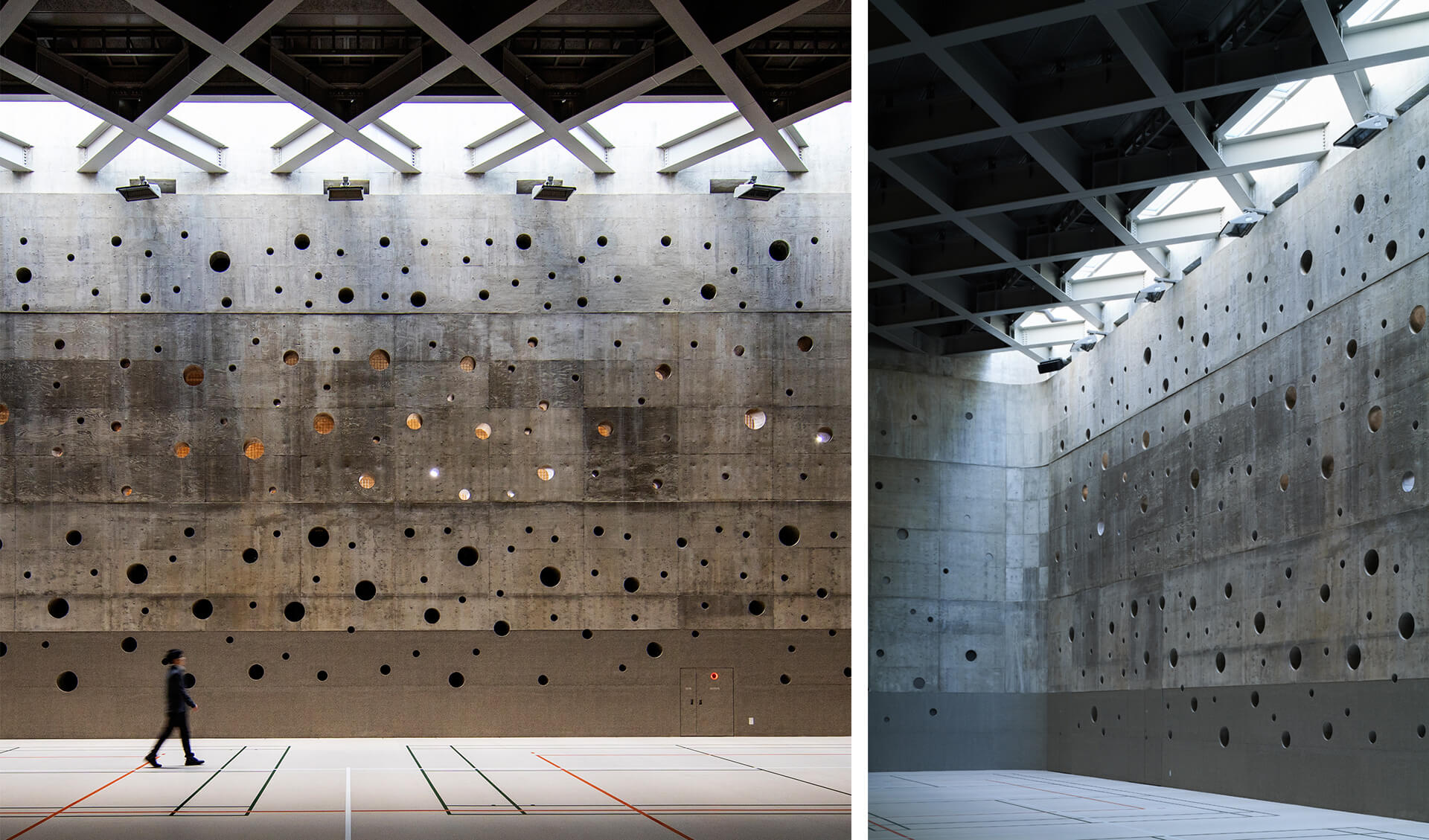 honjo-japan-waseda-university-high-school-gymnasium-nikken-sekkei-surfaces-reporter