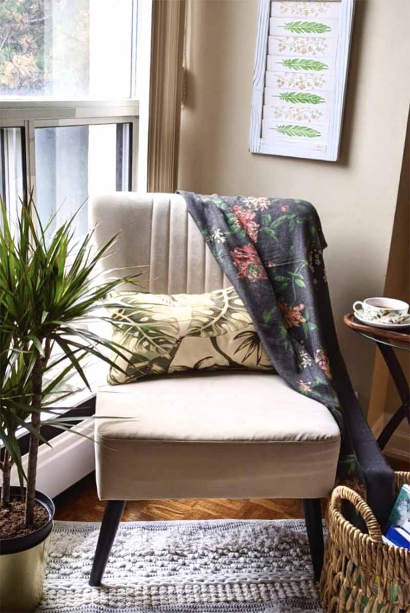 Cozy and Comfortable Reading Spot
