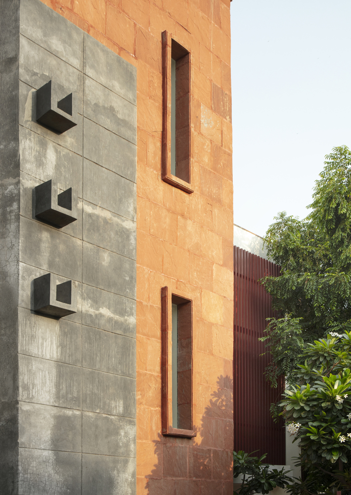 Red Sandstone Façade