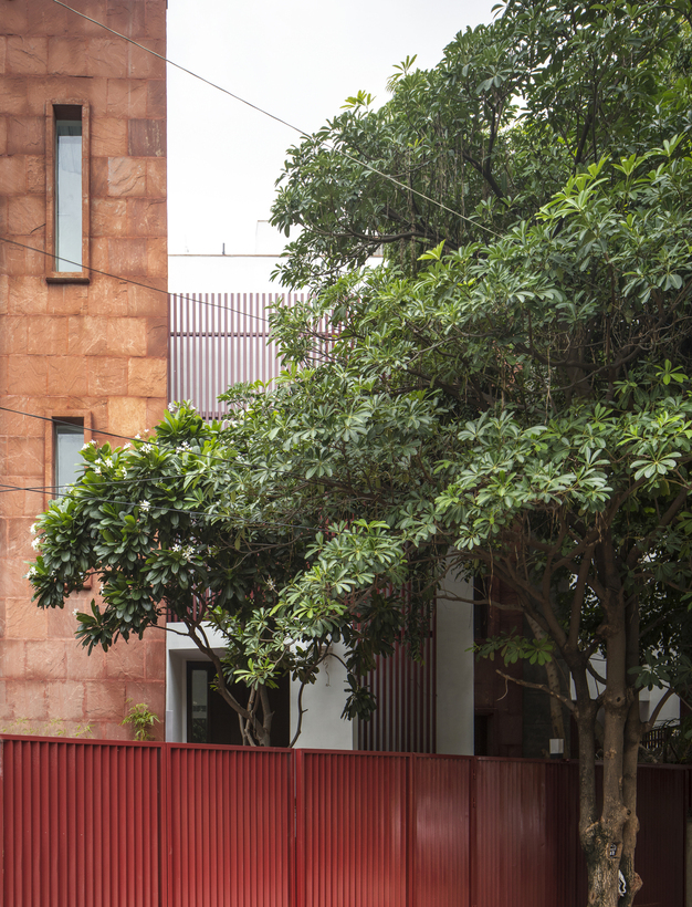Red Sandstone Façade
