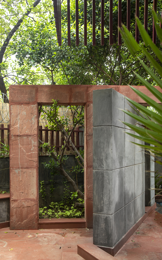 Red Sandstone Façade