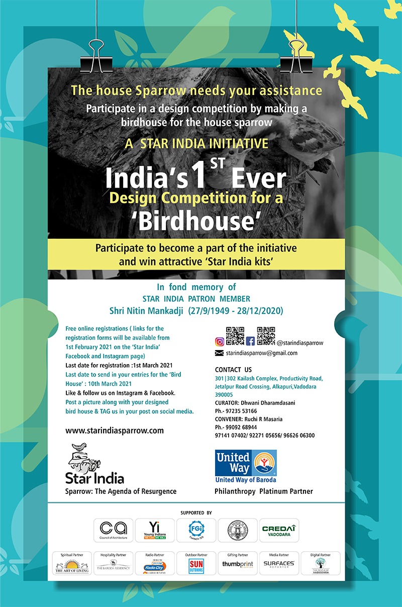 India’s 1st Ever Design Competition for a Birdhouse
