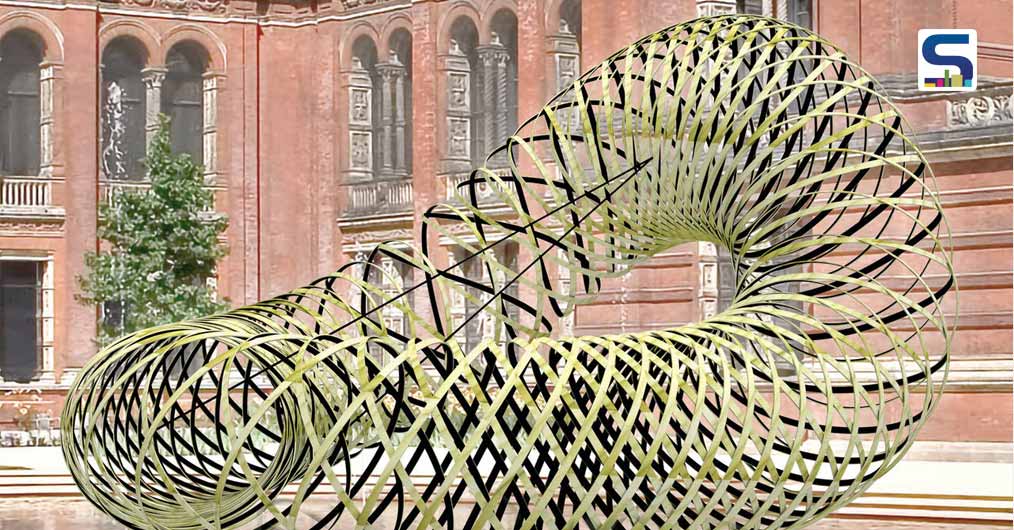 carbon fibre entwined with bamboo-- kengo kuma