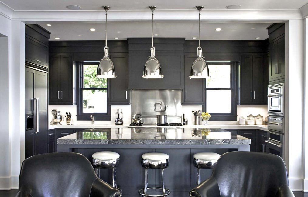 black kitchen