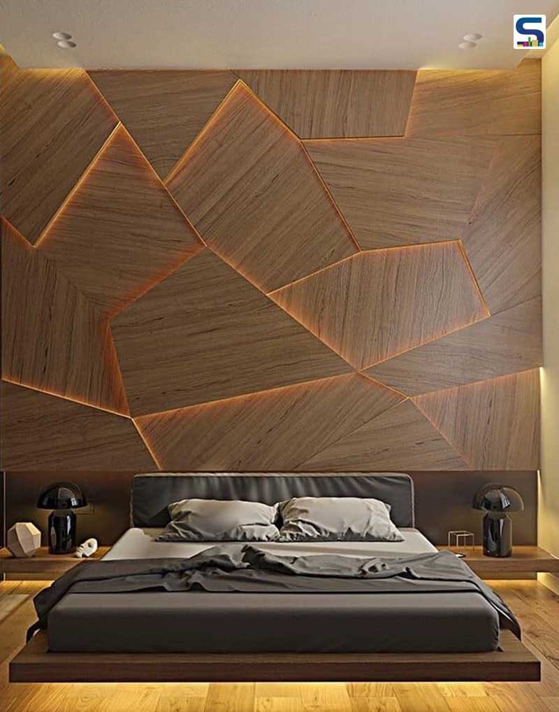 Wooden Wall Designs and Panels for Bedroom