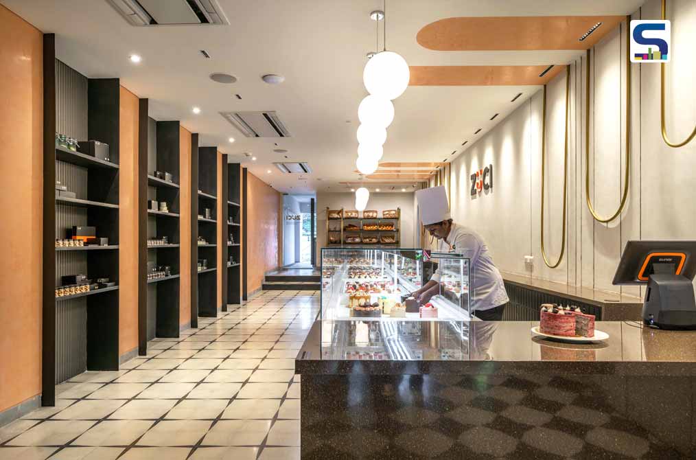 Chocolate display counter
