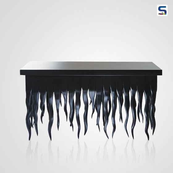 Canadian designer Judson Beaumonts Squiddy table comes from a darker though still whimsical place.