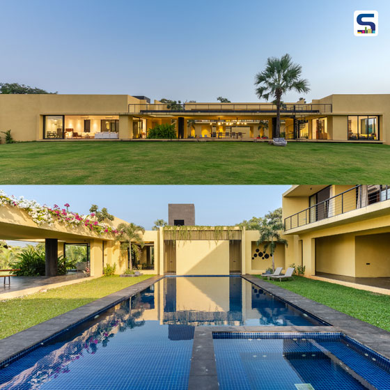 Fluctuating scales, transforming spectrums of light & a colour palette that dictates vitality & warmth, Casa B, an Alibag Getaway home designed by KDND STUDIO LLP is what tangible bliss is made of.