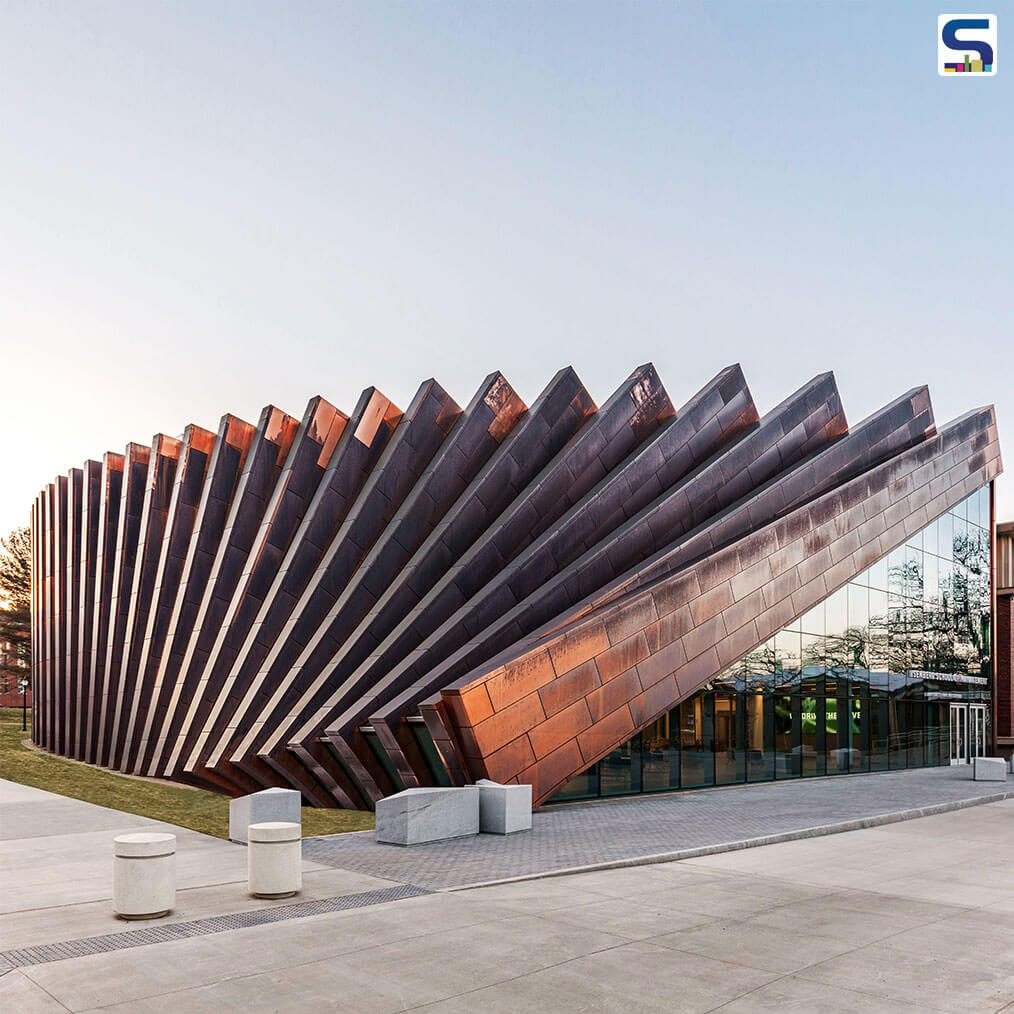 Bjarke Ingels Group (BIG) in collaboration with Architect of Record Goody Clancy has finished an extension to the Isenberg School of Management at The University of Massachusetts Amherst First unveiled in 2016
