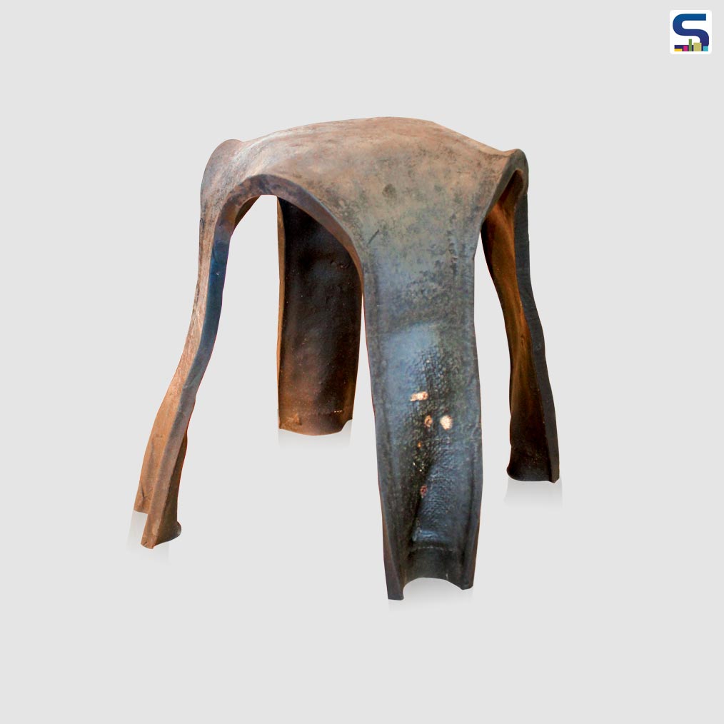 This Australian-designed stool, made from recycled coffee grounds, won an award at Salone del Mobile.Milano 2019.