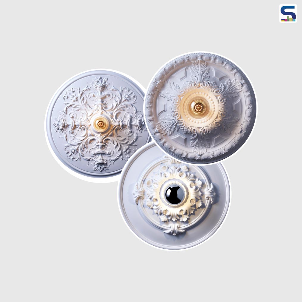 Decorative Luminous Wall Fittings in Paris Plaster