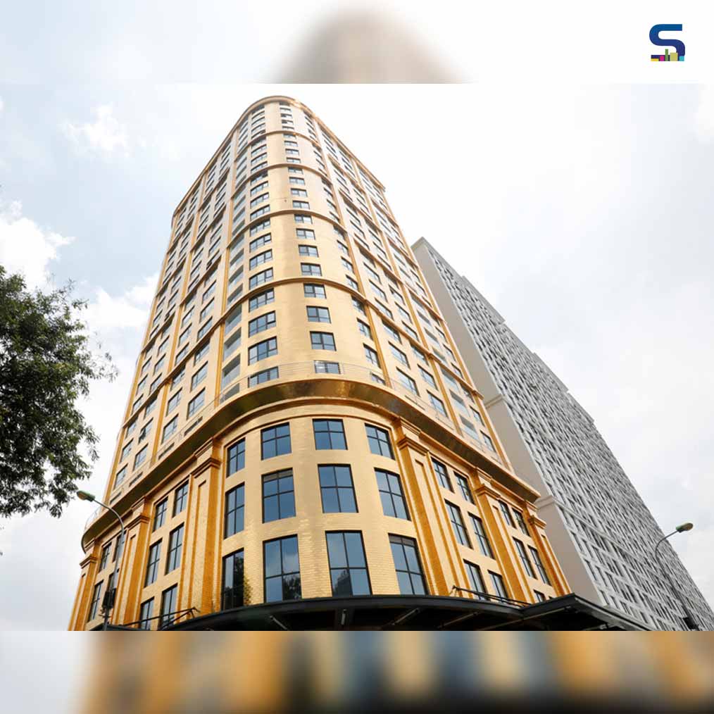 Dolce Hanoi Golden Lake hotel on the bank of the Giang Vo Lake in downtown Hanoi, Vietnam is the world’s first gold plated hotel.