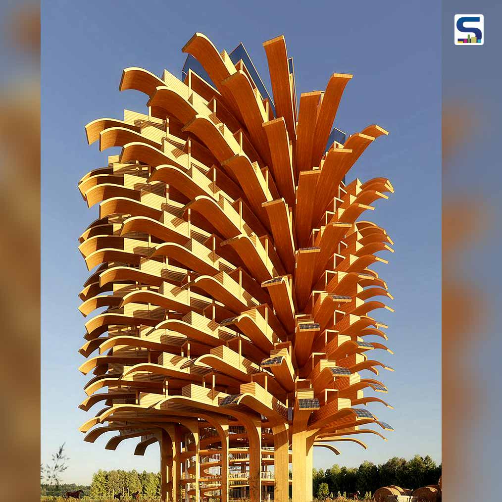 Solar Tree’ by Nudes | Solar Leaves | Sustainable Architecture