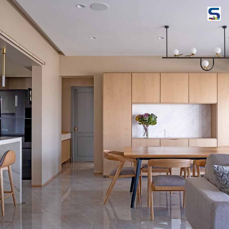 Neutral Hues and Clean Lines Adores the Interiors Of The Fluid Home, Mumbai