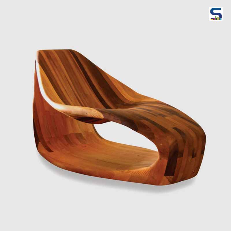 Parametric Petal Chair Is Crafted With Minimum Wood Wastage