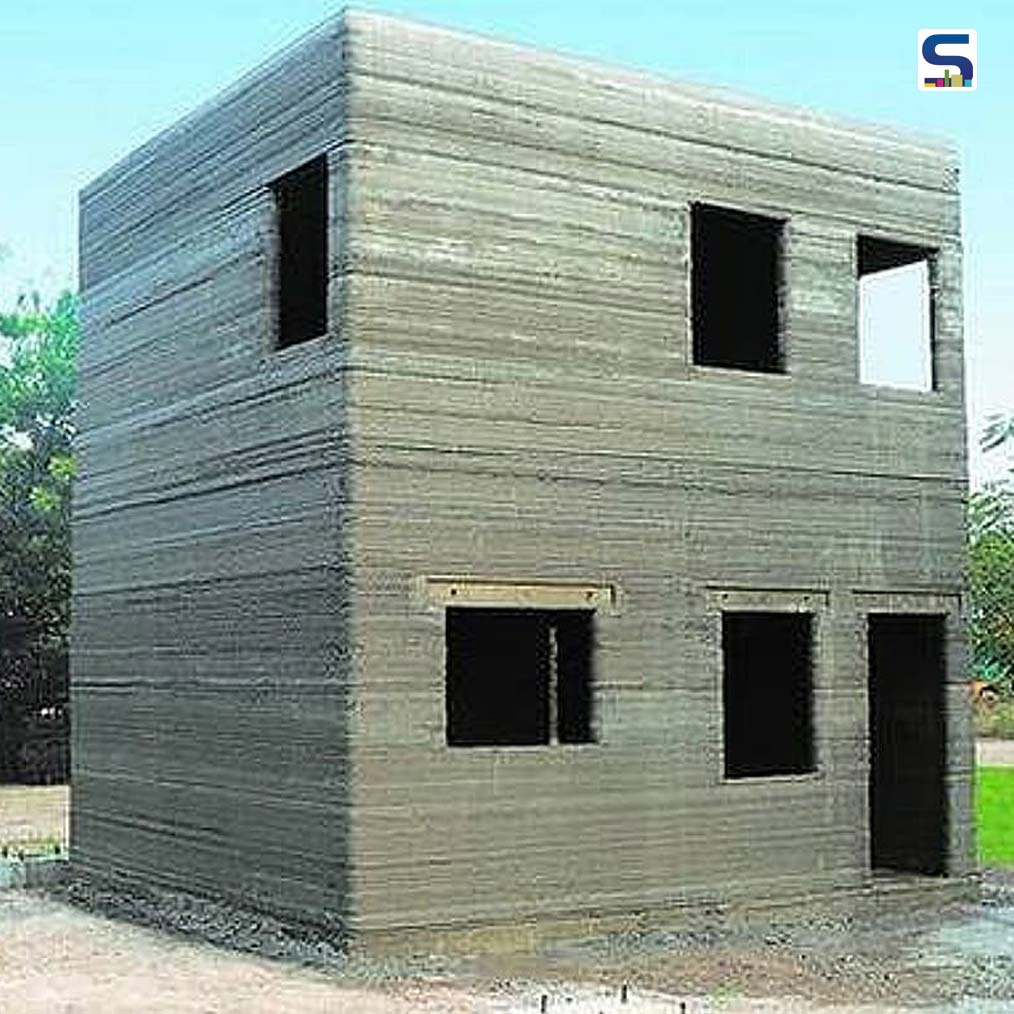 First 3D-Printed Building in India, Made Using Local Building Materials