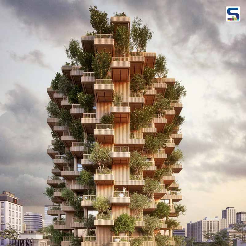 The Toronto Tree Tower by  Penda and Timber