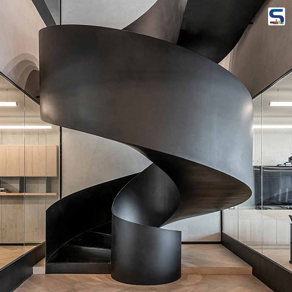 FR-EE Adds Sculptural Helicoidal Staircase in Kering Group’s New Office in Mexico City