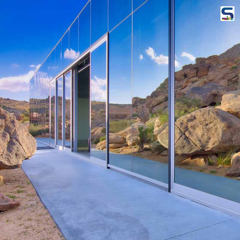 Mirror-clad Invisible House by Chris Hanley