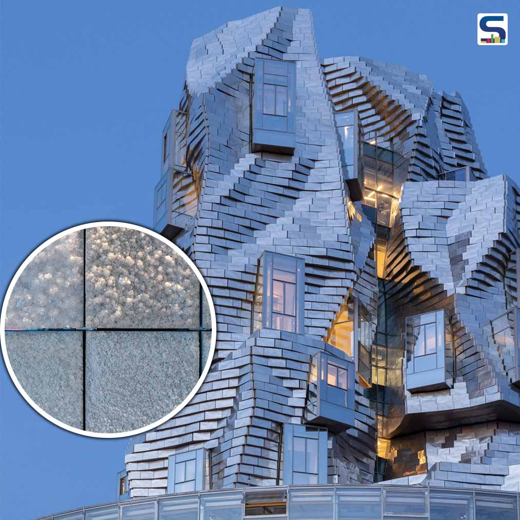 Local Salt, Algae and Sunflowers Wrap The Interiors of Frank Gehrys Arles tower