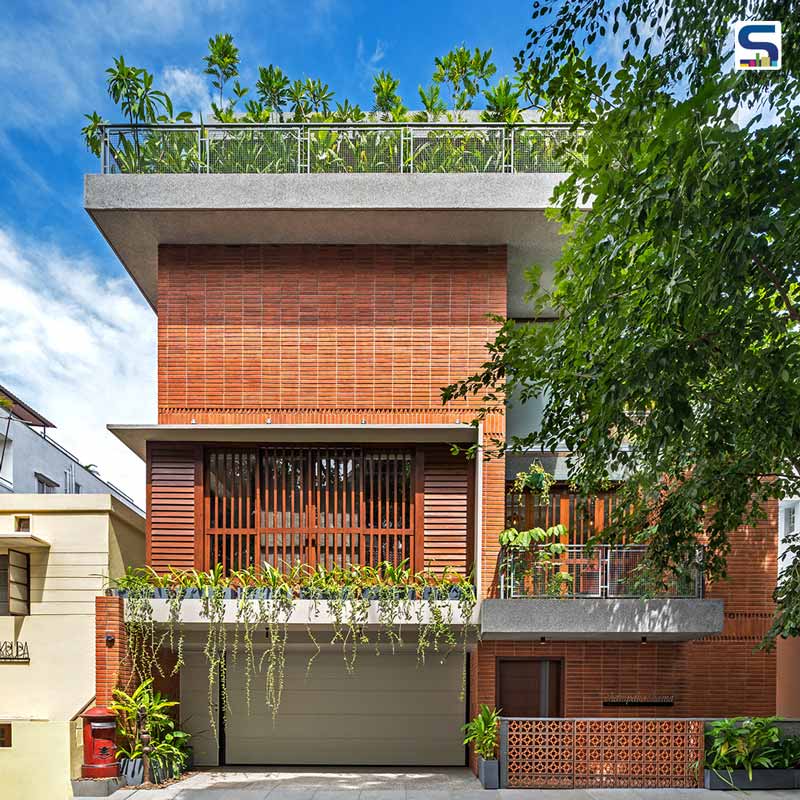 TechnoArchitecture Employs Earthy Materials and Greenery to Wrap The Far Site House in Bangalore