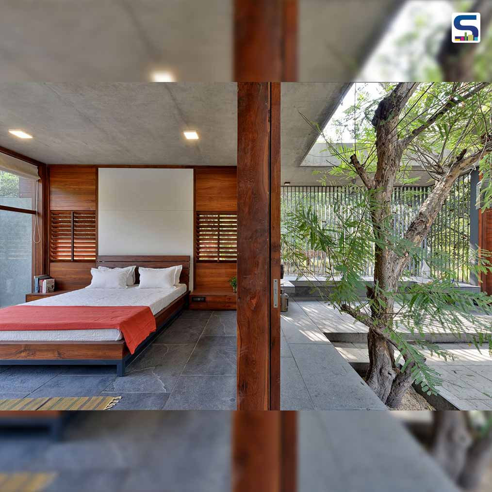 This Weekend Home by Modo Designs in Ahmedabad Depicts Tree-Human Cohabitation