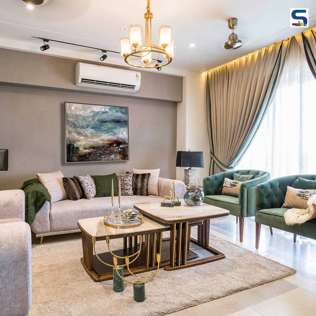 This 4-BHK Apartment in Punjab by Ruby’s Signature Is An Ideal Modern-Artisanal Home Touched by Sunlight, Greenery and Serenity
