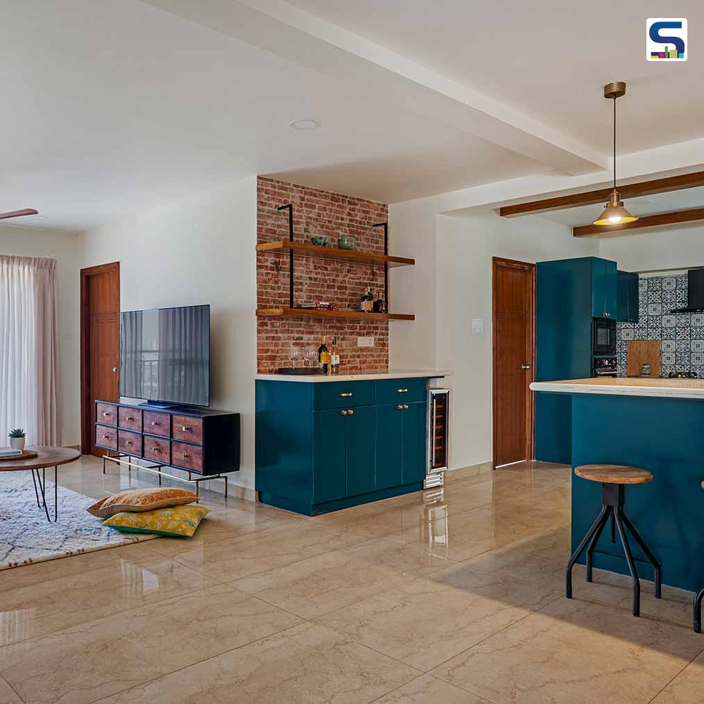 Weespaces Design Designs This Industrial Chic Home For A Young Couple in Hyderabad
