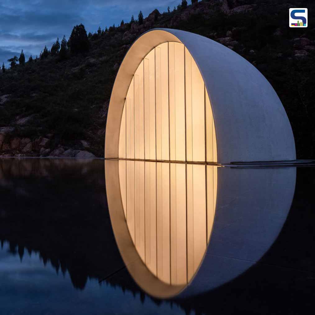 Syn Architects Designed A Chapel Resembling A Moon That Never Sets | China