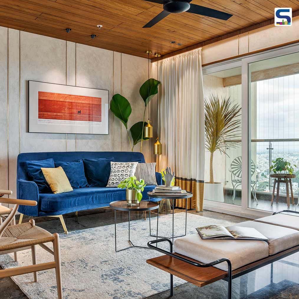 Yellow Door Architects Fuses Earthy Material Palette with Luxury Elements to Create This Contemporary Home in Bengaluru