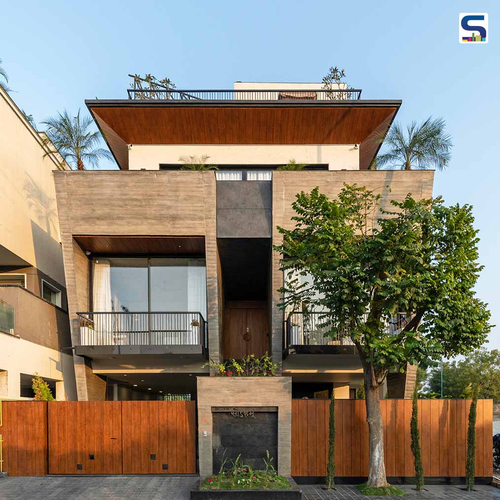 A Modern Concrete Home in Indore Is Warmed Up With Soothing Hues and Textures | SPAN Architects