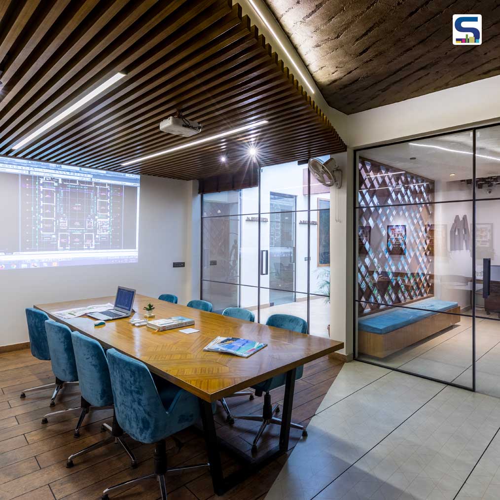 Distinctive Design Elements Highlight This Office in Meerut Designed By Mohan And Associates