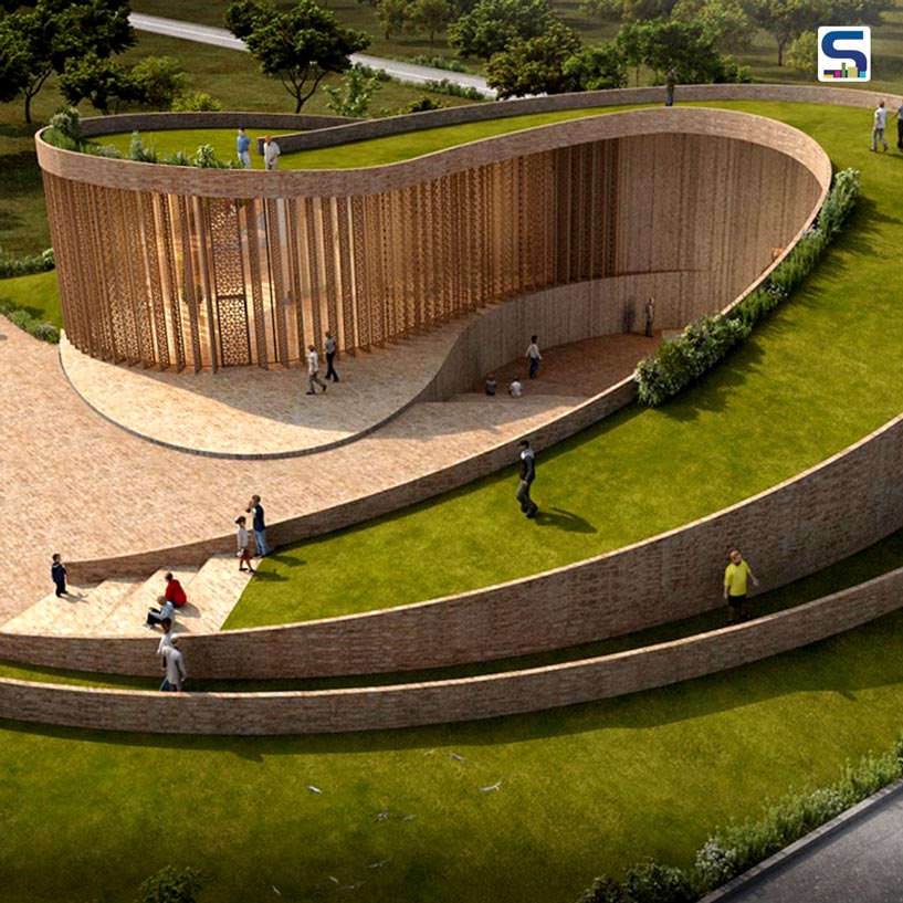 Spiral Garden Library Designed To Beat The Heat of Rajasthan By Sanjay Puri Architects