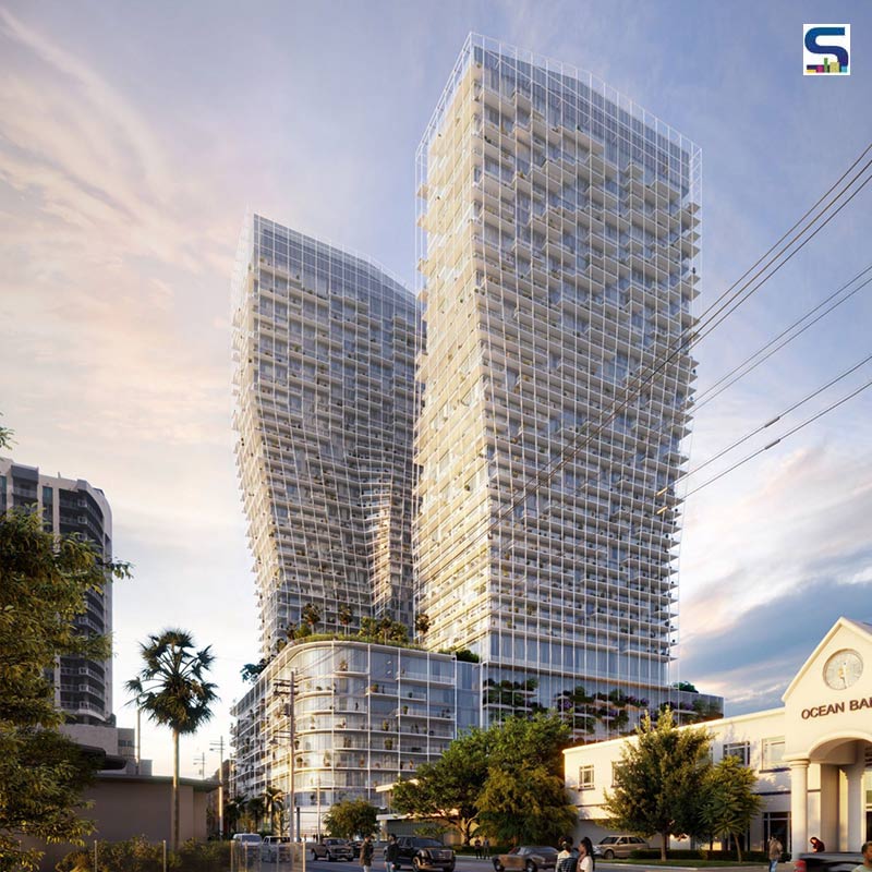 ODA Unveils South Florida’s Tallest Residential Towers, Wrapped in Steel Grid