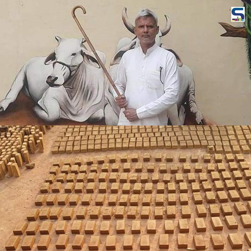 Meet This Professor Who Makes Carbon-Negative Houses Using Cow Dung Plaster and Gaucrete | Haryana