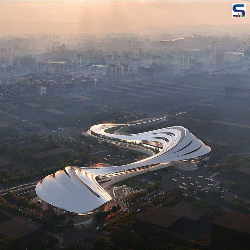 Zaha Hadid Architects Designs Winding Valleys For New City Culture & Art Centre in China