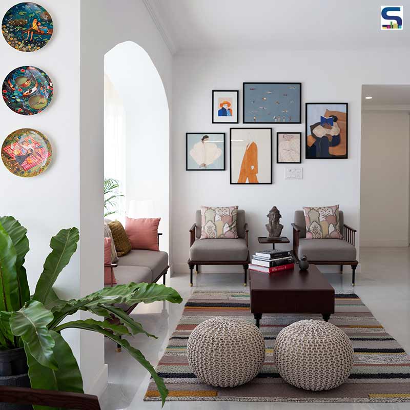 French Style Architecture Meets Vernacular Interiors in This Hyderabad Home | Make Space Architects