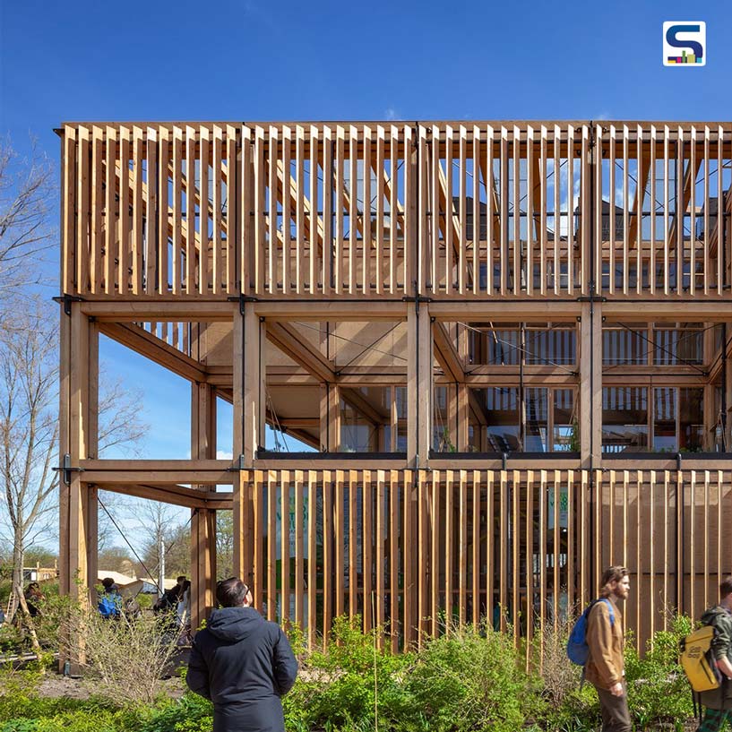 Use of Locally Sourced Timber With Reclaimed Glass and Steel Make This Pavilion an Exemplary of Bio-Based Construction | DP6 Architectuurstudio | Netherlands