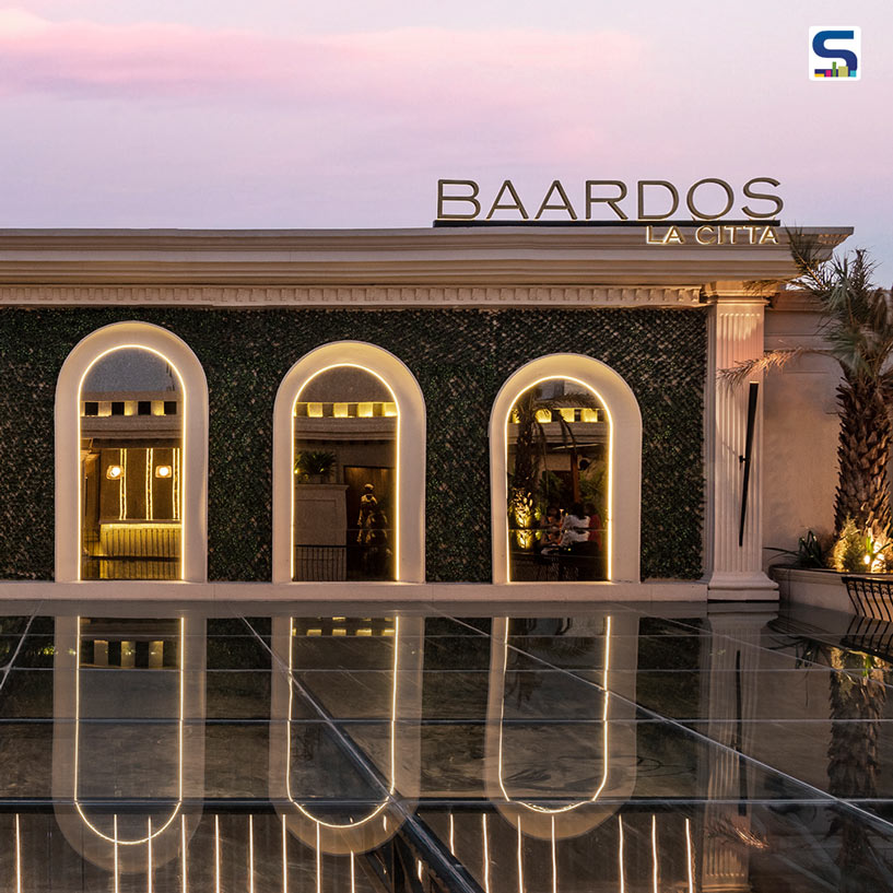 This Luxurious Restaurant in Delhi Is A Modern-Day Monument Inspired By Roman Architecture | Baardos La Citta | STUDIIODANGG