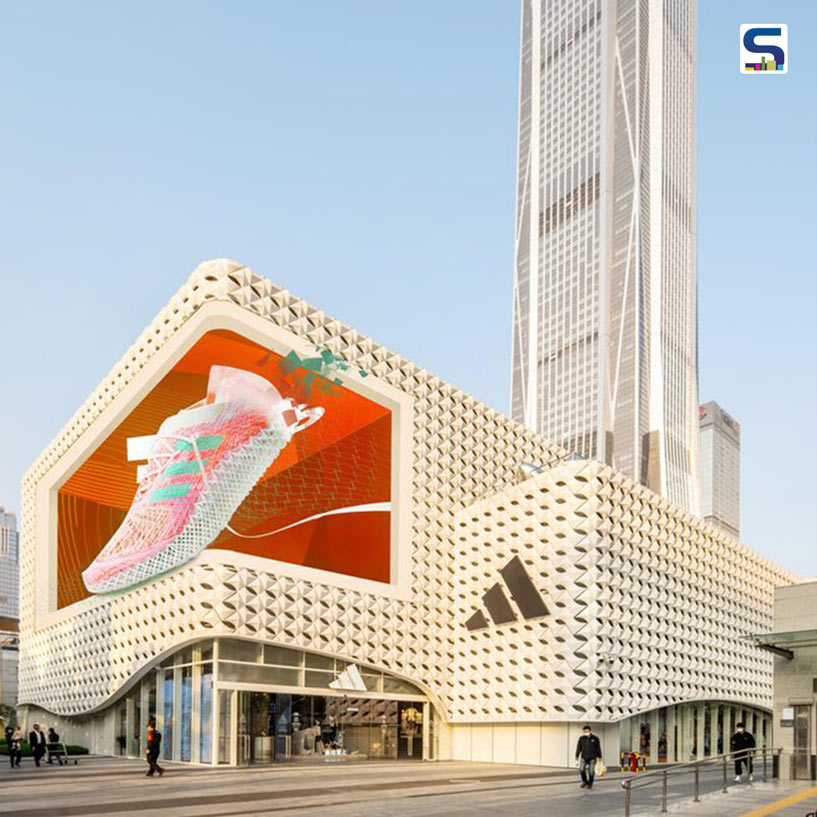 Adidas new Store By Storeage Features Parametric Architectural Façade | Shenzhen, China