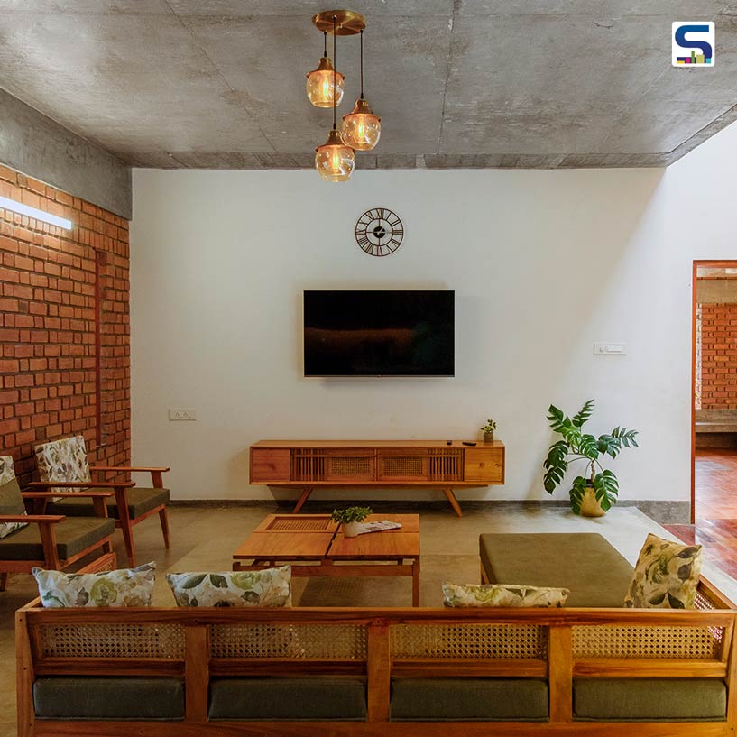 A Poetic Blend Of Exposed Brick And White Walls In This Kerala Home | Ishtika