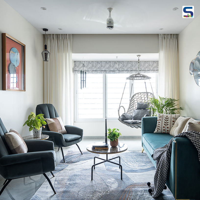 Just like our names become our identity, this home named ‘The Tranquil Residency’ took cues from the name and characterised itself accordingly. Governed by either the warm tones of wood, the calm of pastels or perhaps a string of colour splashes, hues and shades form an integral part of the overall