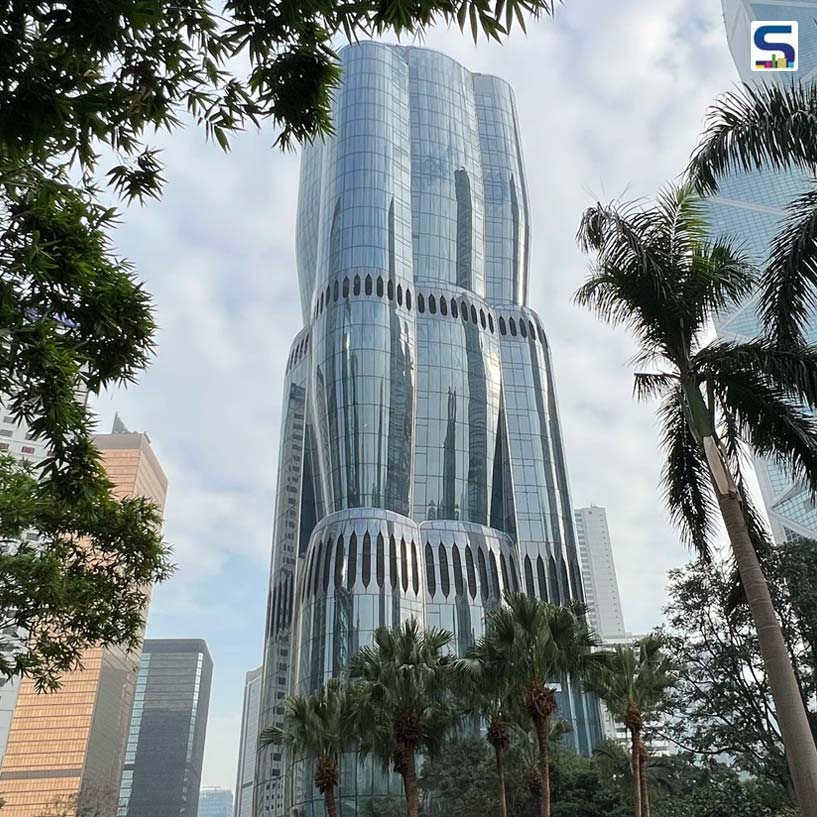 Zaha Hadids Striking Second Project in Hong Kong, Featuring Unique Undulating Façade Crafted from Thousands of Glass Panels