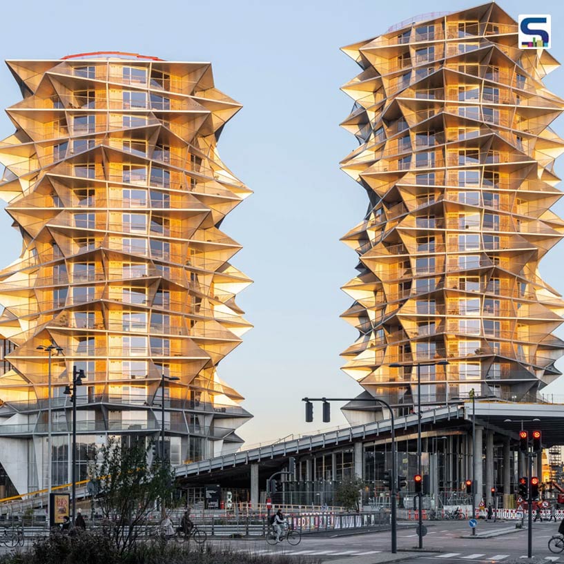 Completion Nears for the Distinctive Kaktus Towers Designed by BIG in Copenhagen