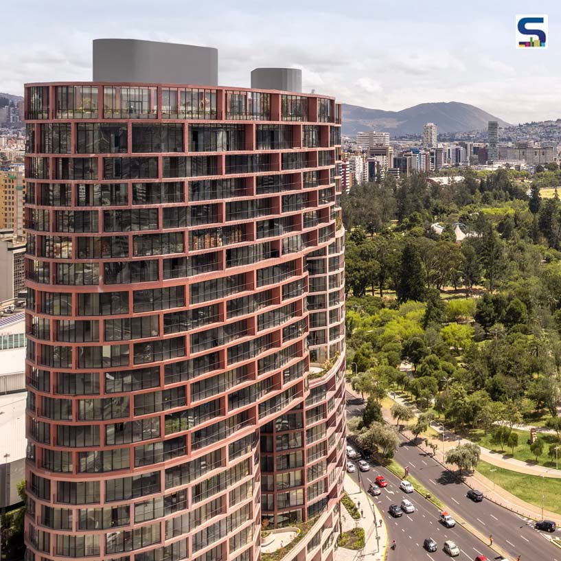 Red Pigmented Concrete Facade Adorns BIG’s Latest EPIQ Skyscraper in Quito | Ecuador