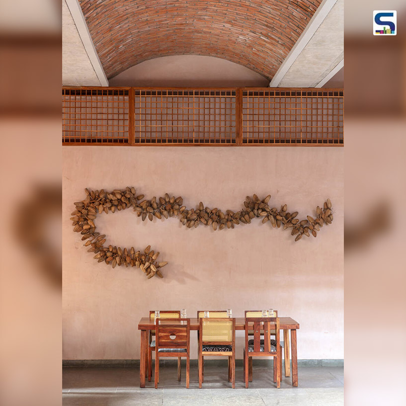 The Charm of Brick Wrapped Interiors and Textured Tandoor Flooring at Hyderabads Newest Gastronomic Gem | Sona Reddy Studio